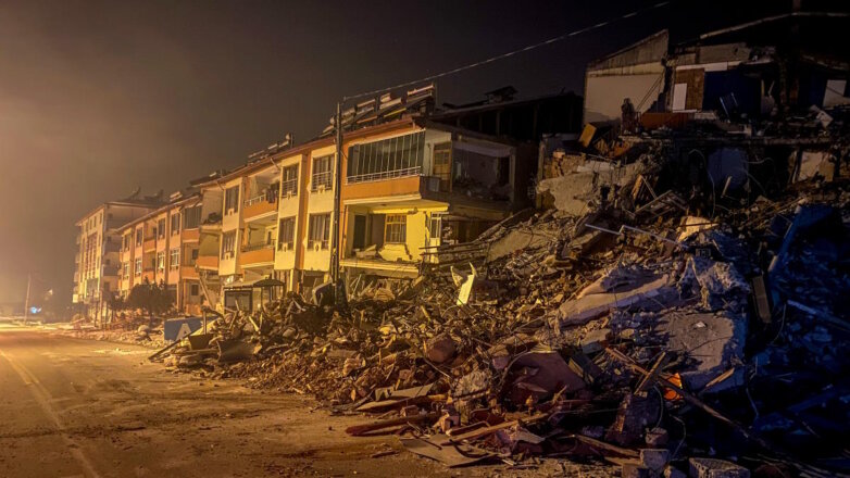 Последствие землетрясения в Турции