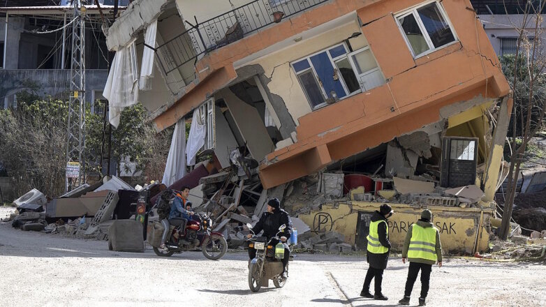 Последствие землетрясения в Турции