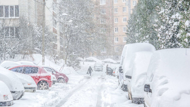 В Москве объявлен "желтый" уровень погодной опасности из-за снегопада