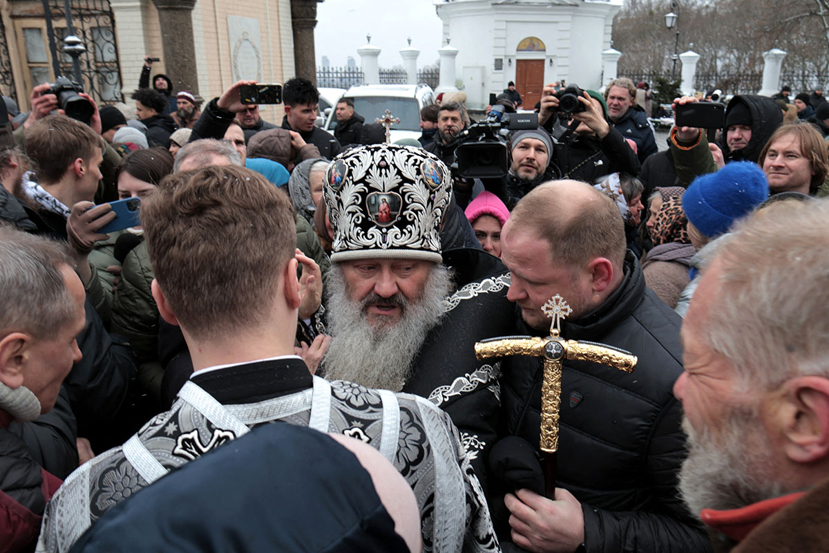 Наместник Свято-Успенской Киево-Печерской лавры митрополит Павел, 29 марта 2023 года