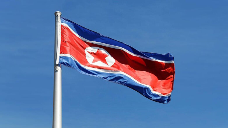 1276901 Флаг КНДР Северной Кореи Северная Корея