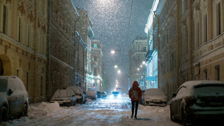 Воскресный снегопад в Петербурге стал сильнейшим в 2023 году