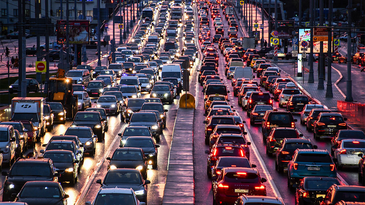 Вечером в Москве ждут автомобильные пробки до 8 баллов