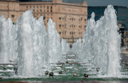 В Москве и Санкт-Петербурге открыли сезон фонтанов