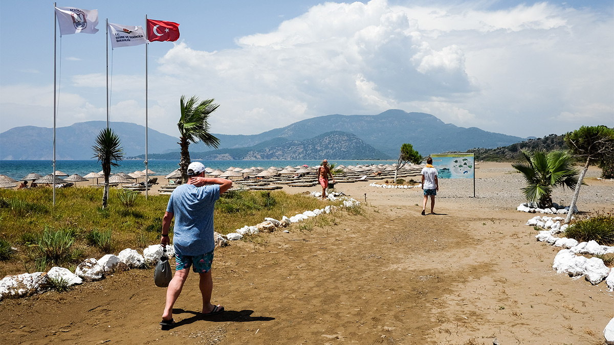 Пляж Изтузу, Дальян, Турция