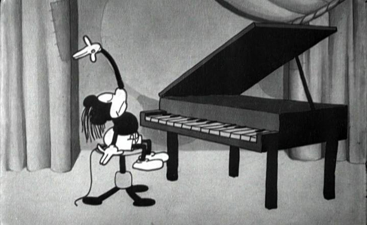 Кадр из мультфильма "Деревенская опера", 1929 год