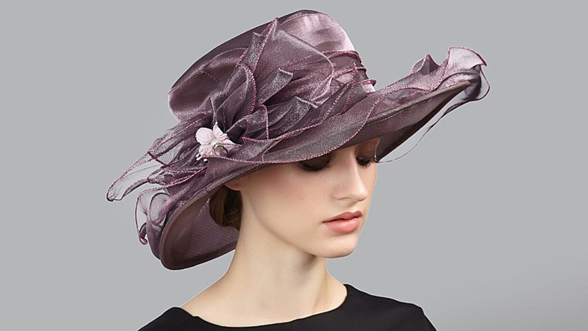 шляпа с цветком