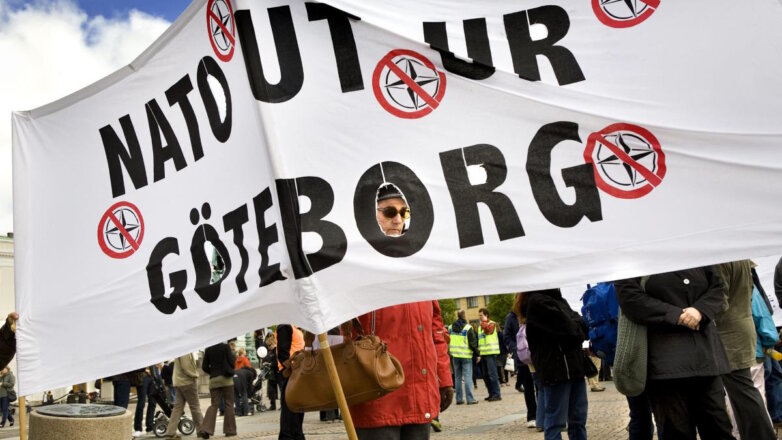 В Гётеборге прошли протесты против вступления Швеции в НАТО