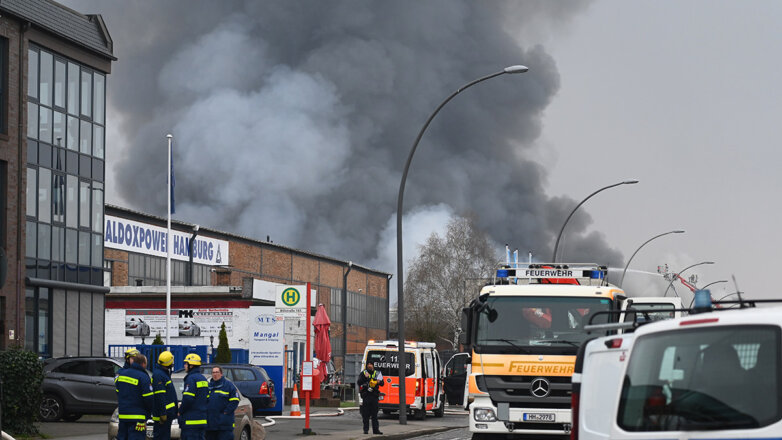 Пожар в Гамбурге