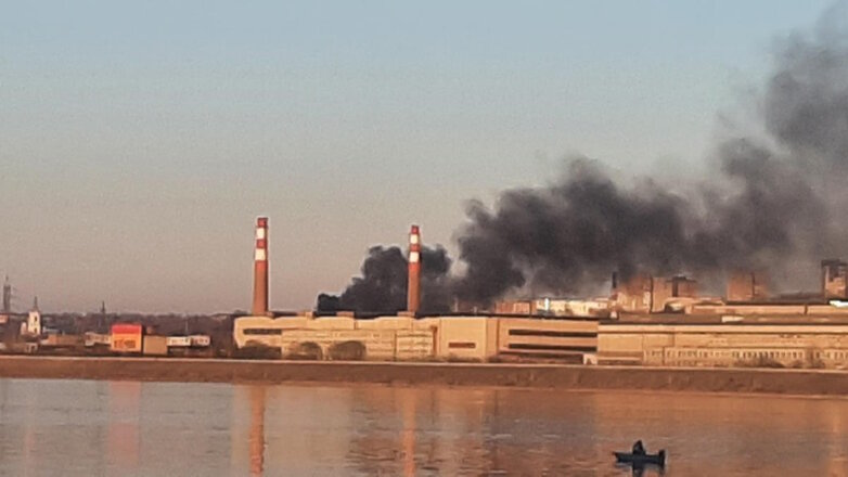 Пожар произошел на территории оборонного холдинга "Мотовилихинские заводы" в Перми