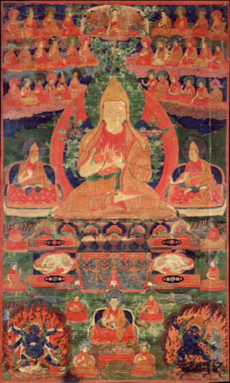 Изображение основателя буддистской школы Гелуг Чже Цонкапы