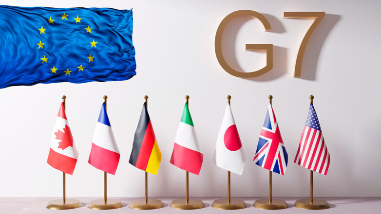 флаги G7 и Евросоюз