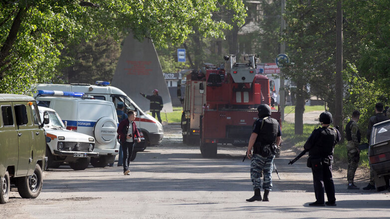 Обстрел в Луганске