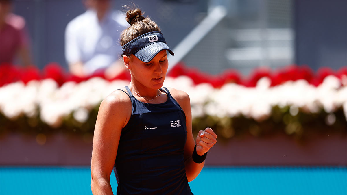 Кудерметова обыграла Пегулу и вышла в полуфинал теннисного турнира в Мадриде