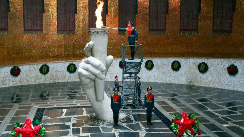 В храм Вооруженных сил доставят капсулу с Вечным огнем из Волгограда
