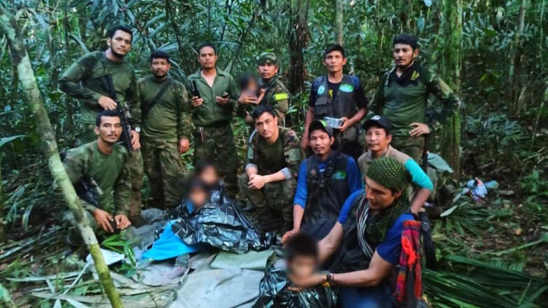 WP: найденные после авиакатастрофы в джунглях Амазонки дети спаслись благодаря навыкам выживания