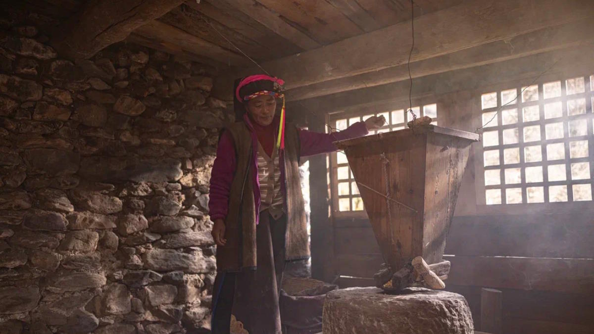 Кадр из фильма Водяная мельница в Бади