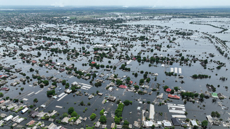 Наводнение в Херсонской области после разрушения Каховской ГЭС
