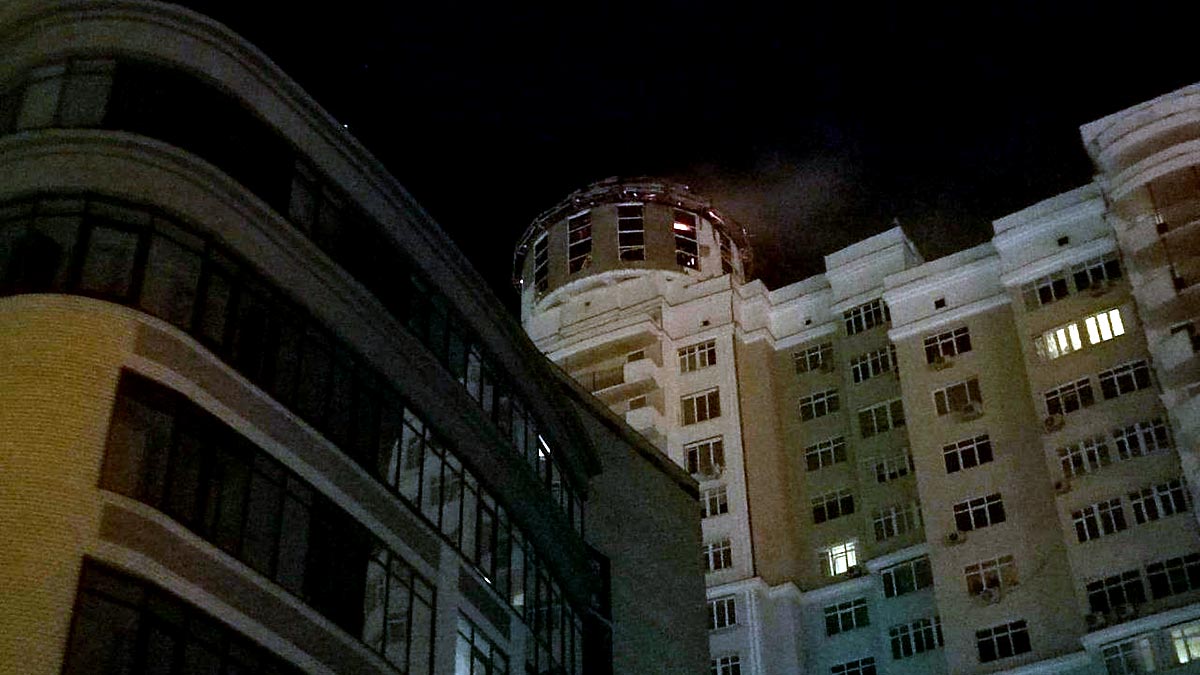 Губернатор Гладков назвал причину ночного пожара в белгородской многоэтажке