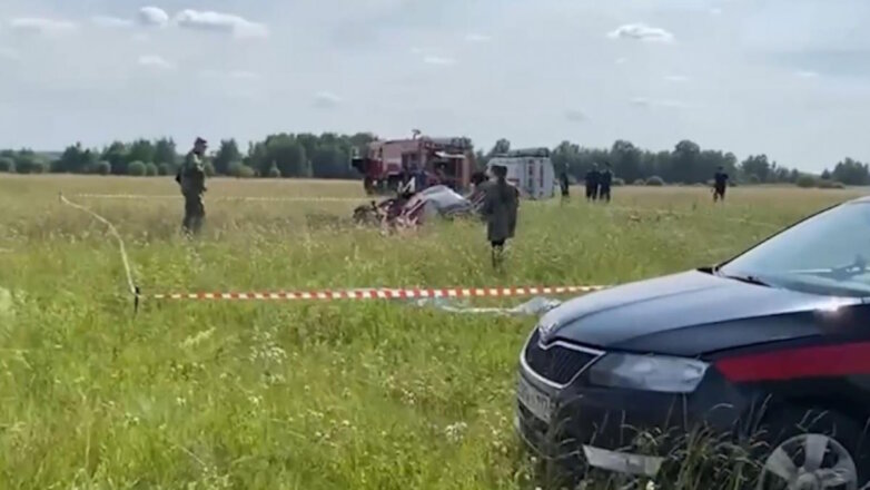 СК: 17-летняя девушка погибла при крушении самолета Як-52 в Подмосковье