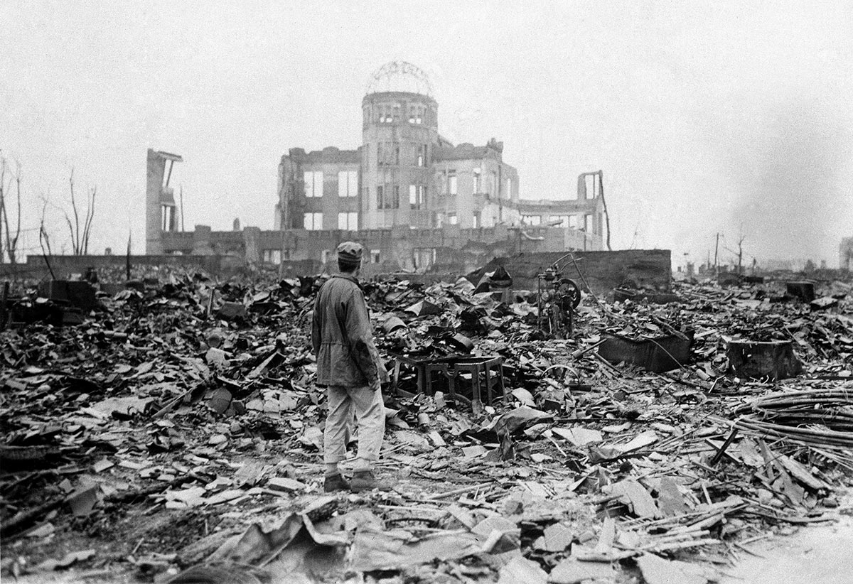 Разрушения в Хиросиме после атомной бомбардировки