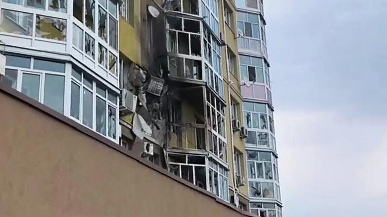 В Воронеже в результате падения беспилотника пострадали несколько человек