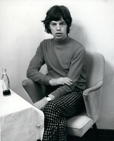 Британский певец Мик Джаггер, 1972 год