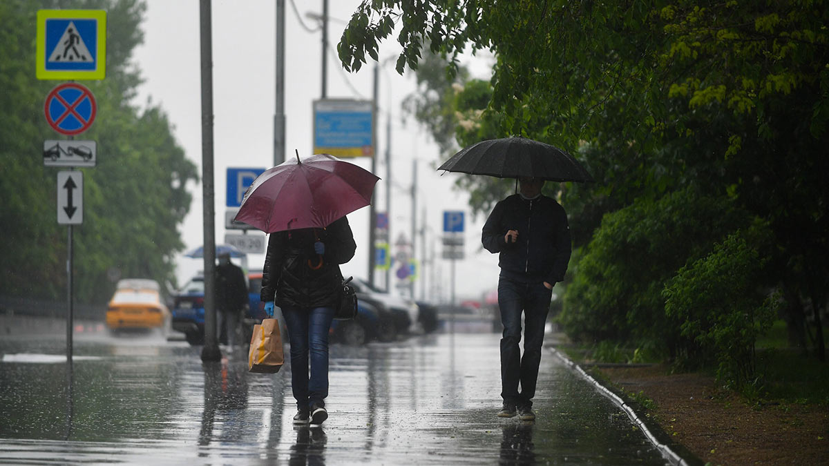 Москвичей предупредили о грозе и сильном дожде вечером 2 августа