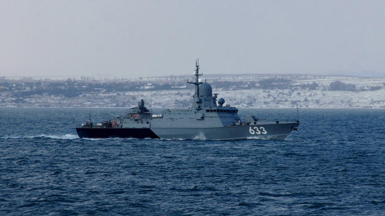 Новый ракетный корабль "Циклон" с "Калибрами" вошел в состав ВМФ РФ