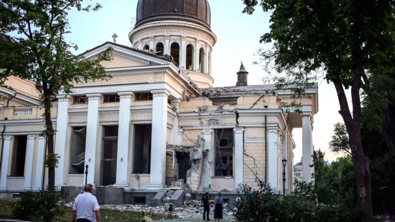 Захарова возложила ответственность на Киев за повреждения Спасо-Преображенского собора