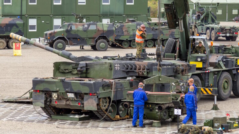 Ремонт танка Leopard 2