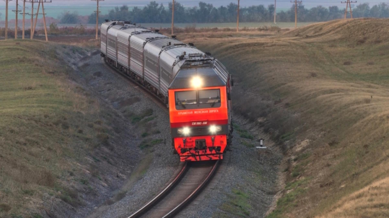 Отставание движения поездов по железной дороге в Крыму устранят через несколько часов