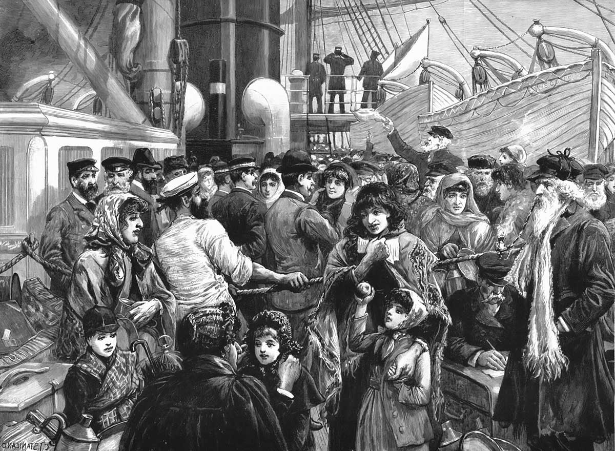 Эмиграция русских евреев 1891 год