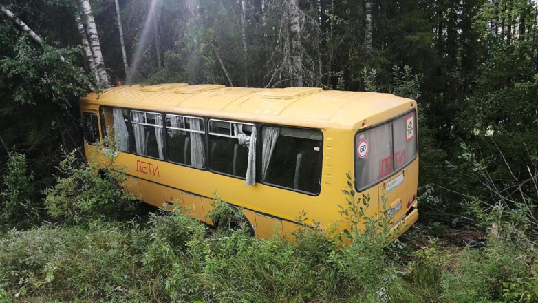 Автобус с детьми попал в ДТП в Пермском крае