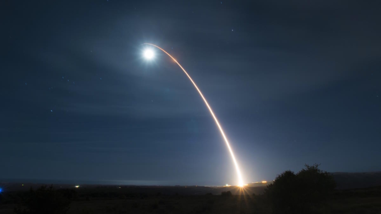 Испытания невооружённой межконтинентальной баллистической ракеты США Minuteman III