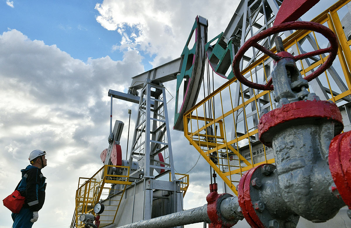 Добыча нефти компанией "Татнефть" на Ромашкинском месторождении