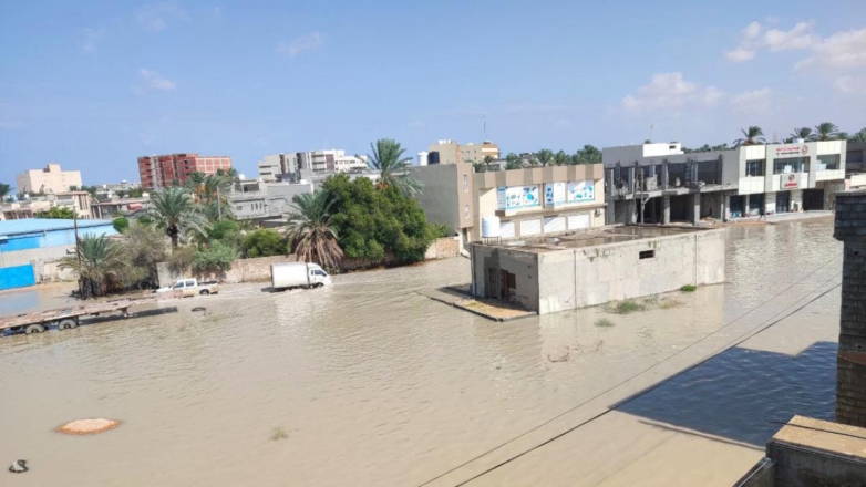 Последствия наводнения в Ливии