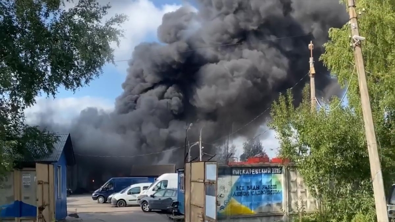 В Санкт-Петербурге произошел крупный пожар