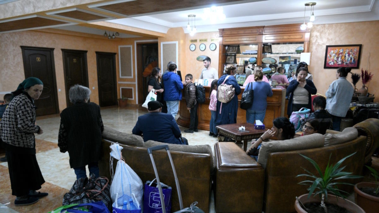 Пункт временного размещения для жителей Нагорного Карабаха