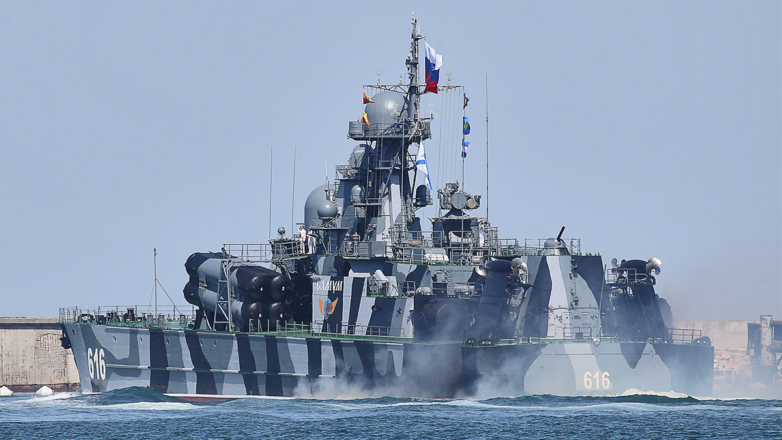 Минобороны РФ: ВСУ с помощью беспилотника пытались атаковать корабль "Самум"