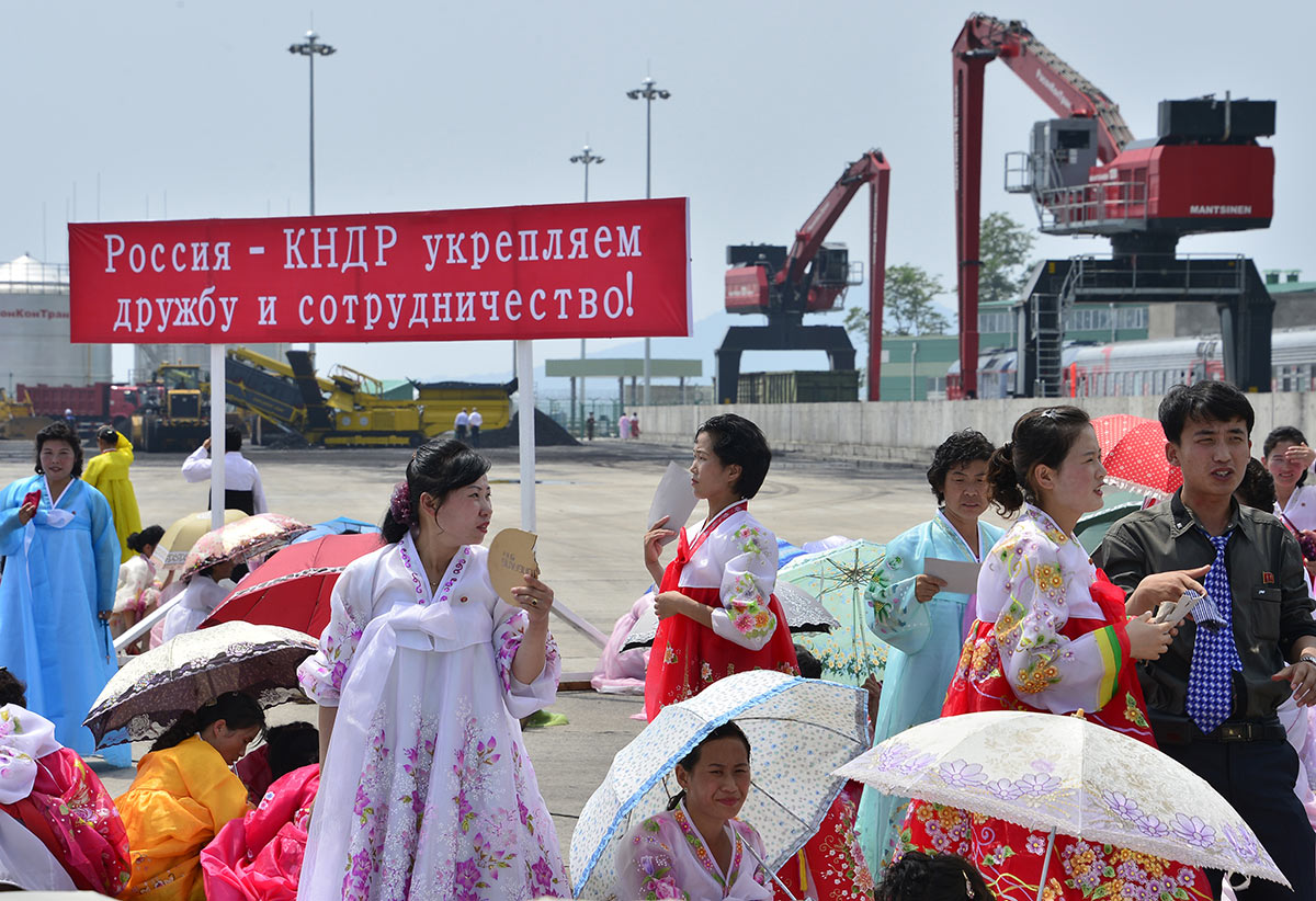 Российско-корейский терминал по транспортировке угля в порту Раджин