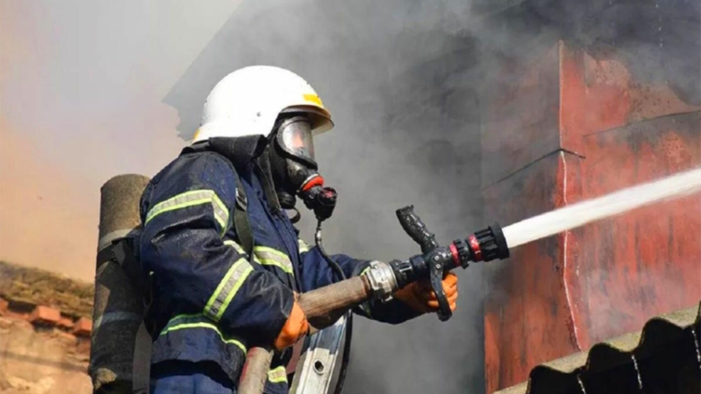 Пожар на складе лакокрасочных изделий в Видном полностью потушили