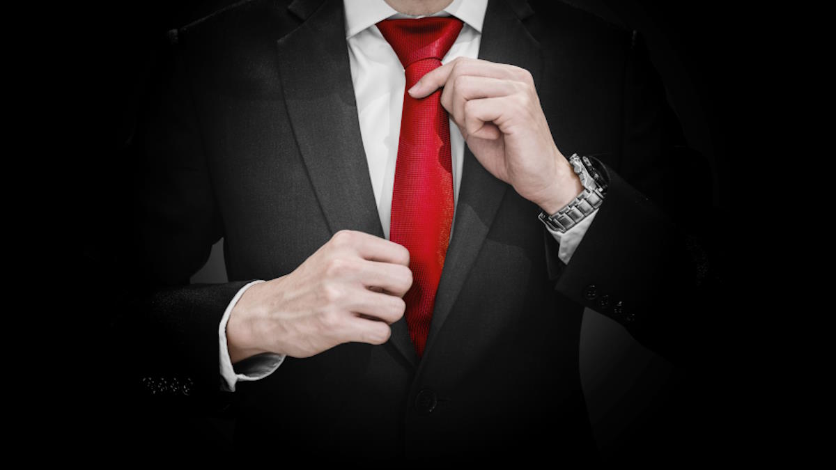 Мужчина в Красном галстуке
