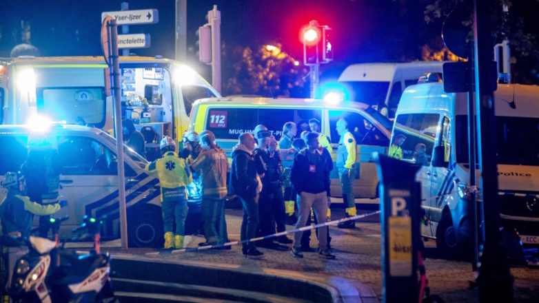 СМИ: в центре Брюсселя застрелили двух футбольных фанатов