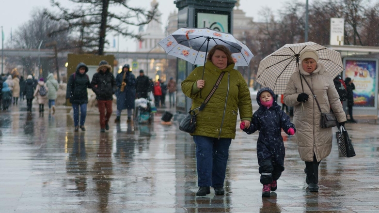 Жители Московской области столкнутся с мокрым снегом в четверг