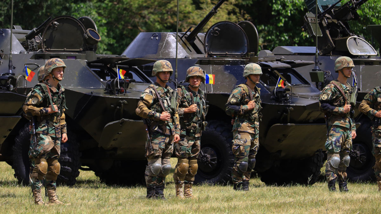 В Молдавии начались учения с участием военных Румынии