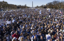 100 тысяч человек вышли с "Маршем за Израиль" в Вашингтоне