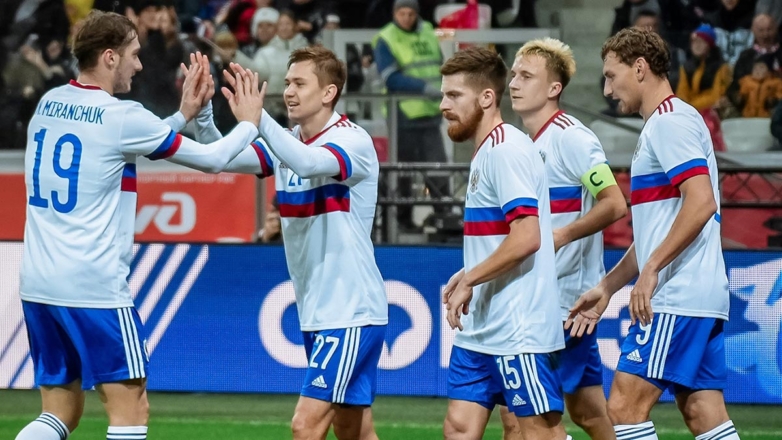 Сборная России по футболу забила Кубе восемь безответных мячей