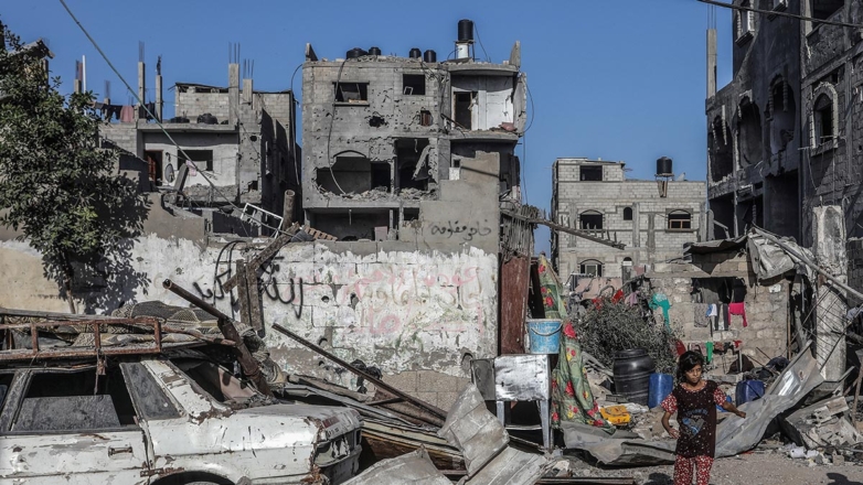 Сектор Газа после израильского обстрела