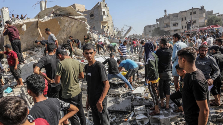 Последствия Израильского обстрела сектора Газа